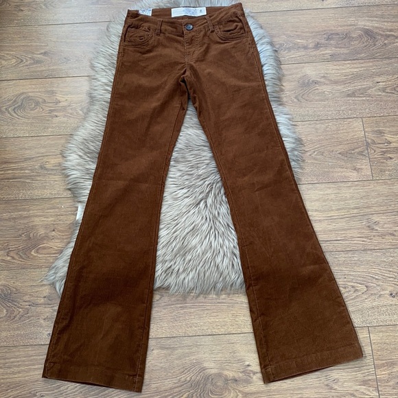 le chateau Pants - Le Chateau Low Rise Corduroy Flare Pants